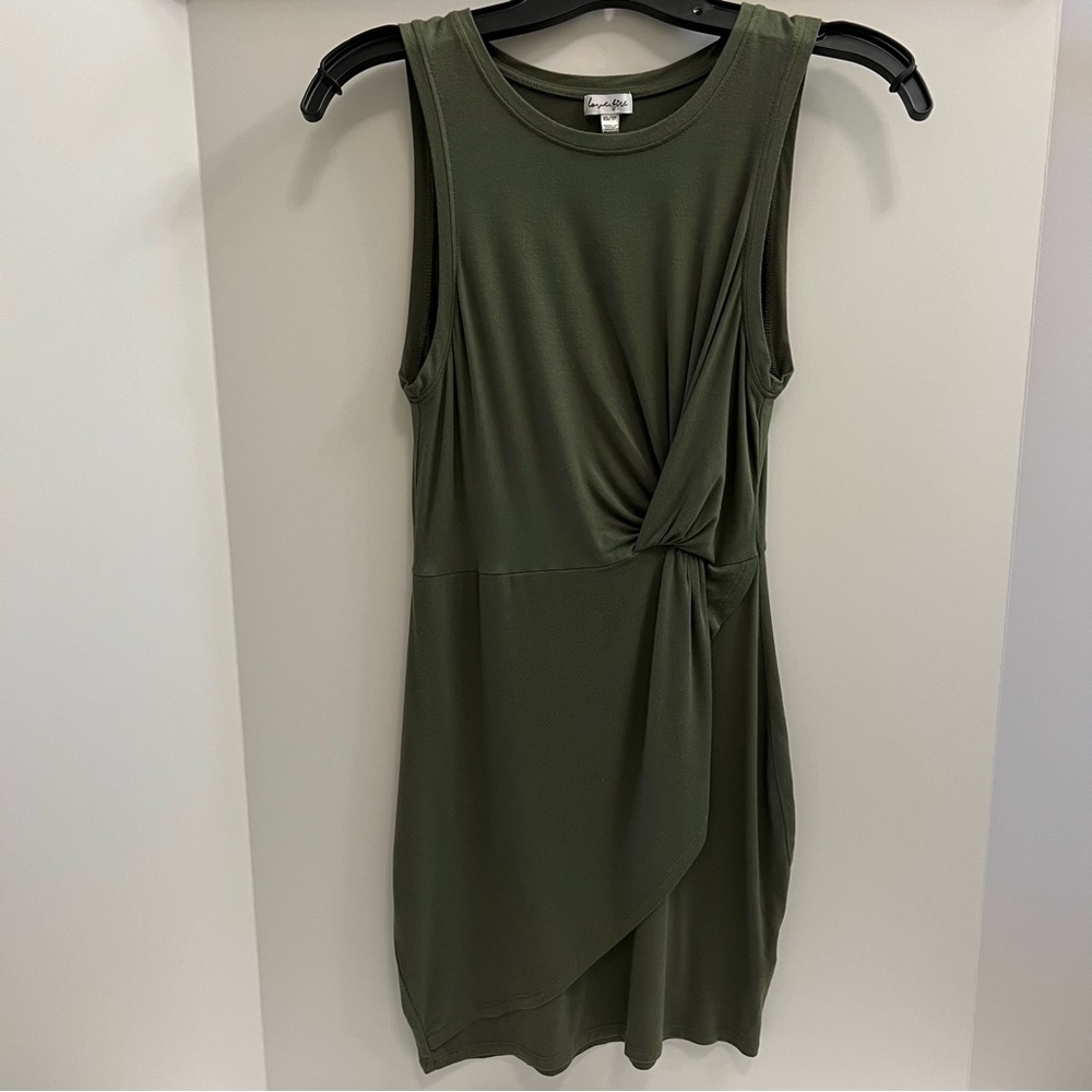 Bodycon Dress-Forest Green